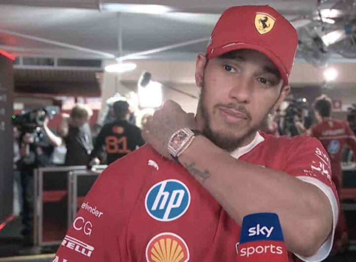 Lewis Hamilton a Sky dopo le qualifiche in Bahrein