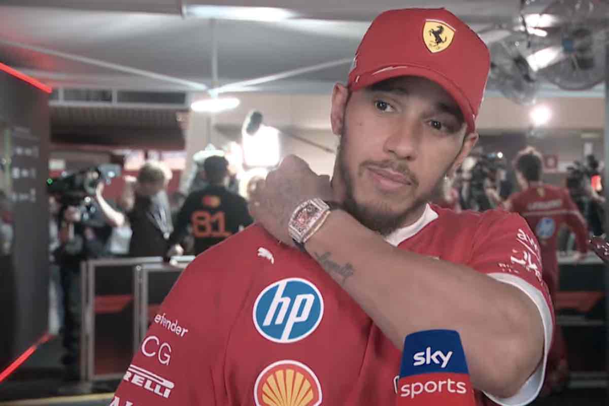 Lewis Hamilton a Sky dopo le qualifiche in Bahrein