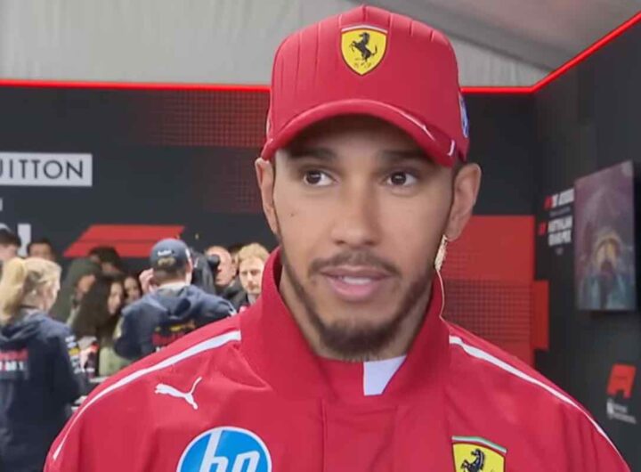 Hamilton ai microfoni di Sky