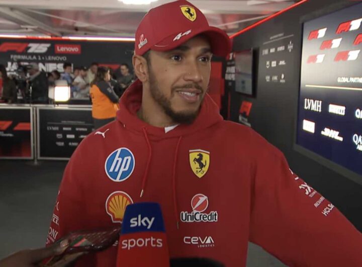Lewis Hamilton a Sky
