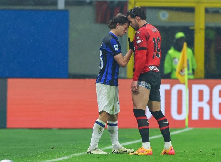 Nicolò Barella e Theo Hernandez - Foto Fabrizio Carabelli / IPA Sport / IPA