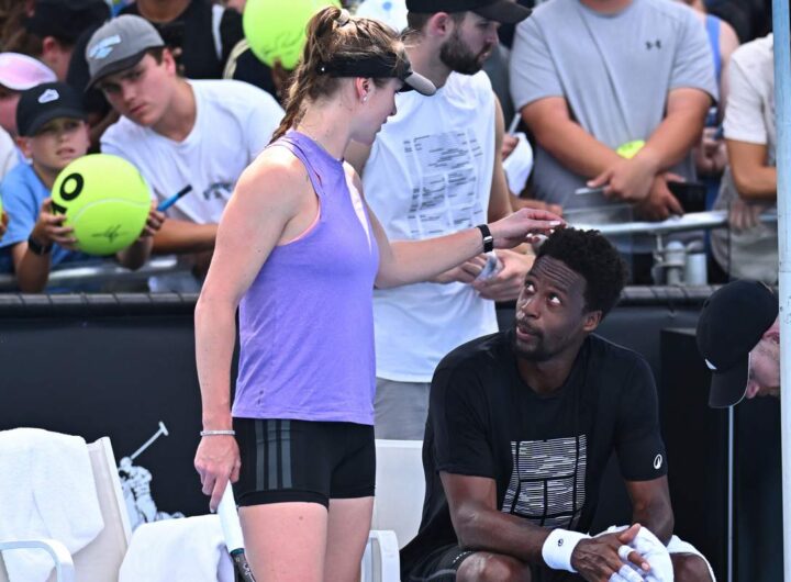 Gael Monfils ed Elin Svitolina