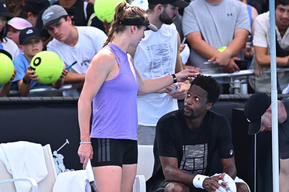 Gael Monfils ed Elin Svitolina