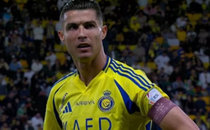 Cristiano Ronaldo durante una partita dell'Al-Nassr