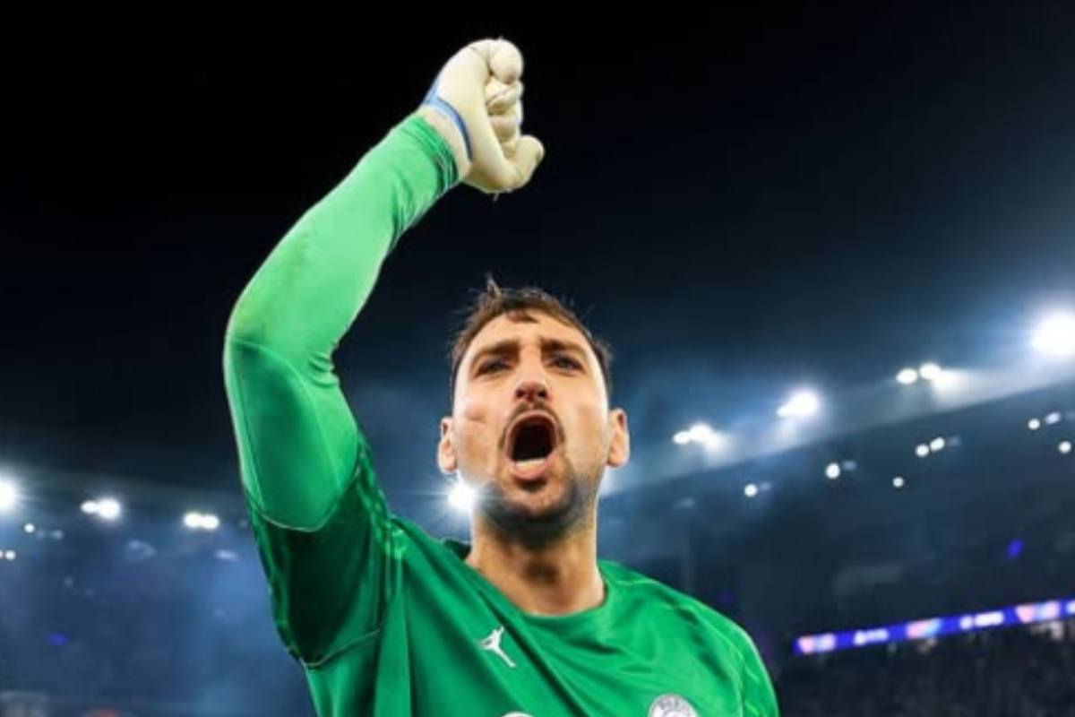 Donnarumma esulta dopo la vittoria del PSG