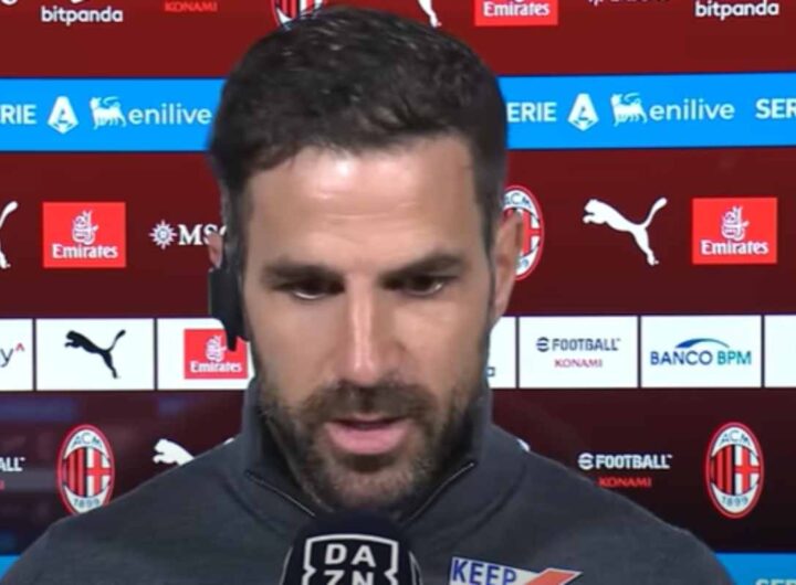 Fabregas dopo una partita del Como