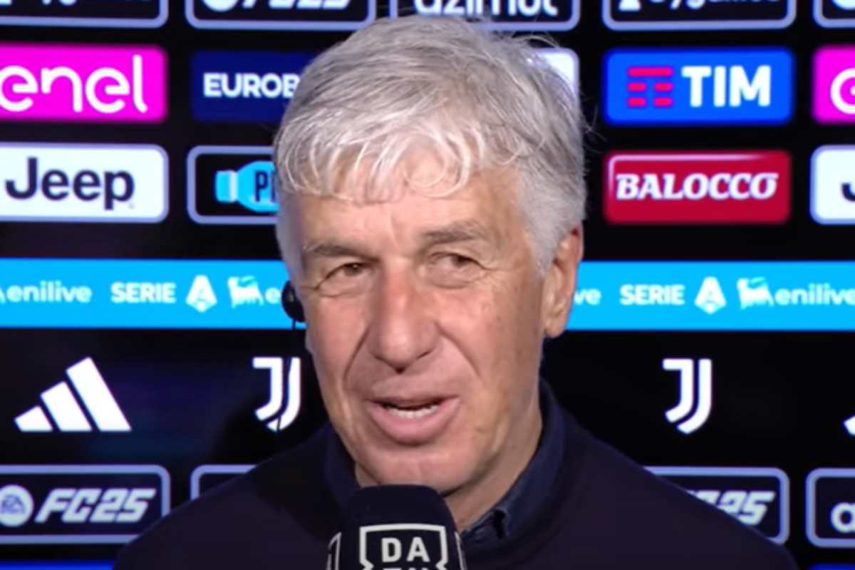 Gasperini dopo una partita dell'Atalanta