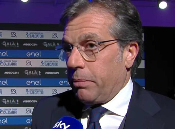 Giuntoli intervistato dopo Fiorentina-Juve