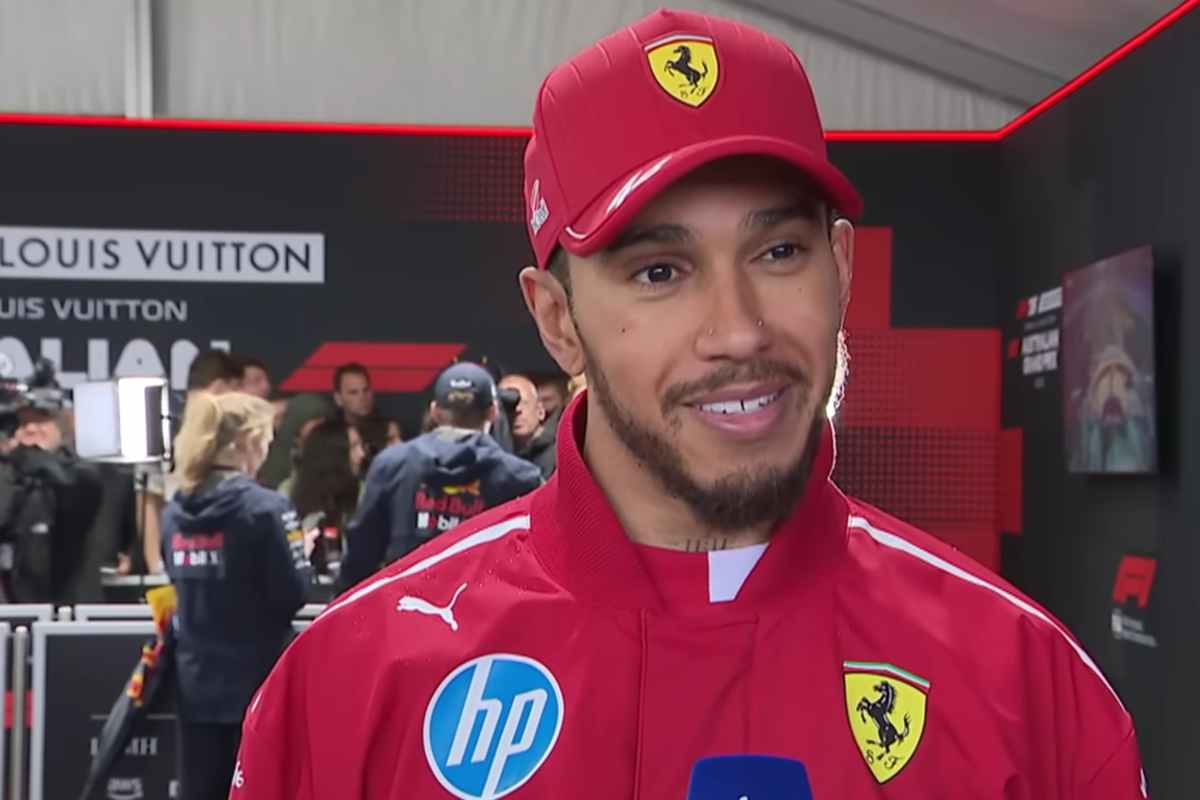 Lewis Hamilton intervistato