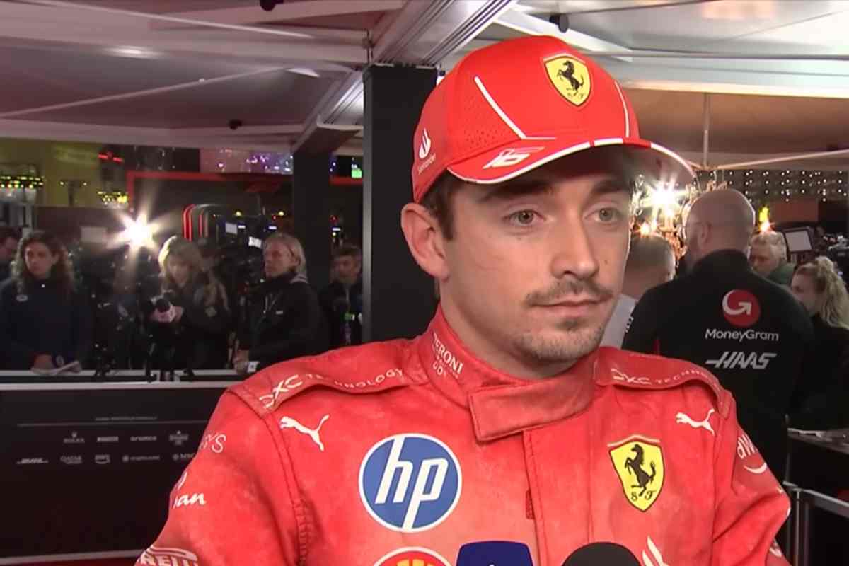 Charles Leclerc intervistato