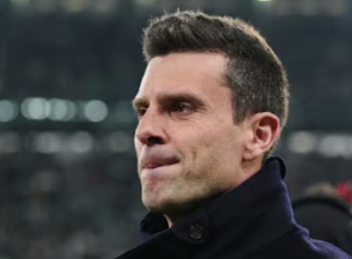 Thiago Motta prima di una gara della Juve