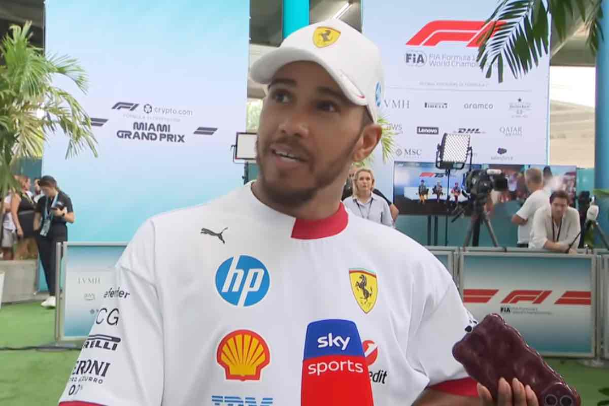 Lewis Hamilton a Sky dopo le Qualifiche di miami