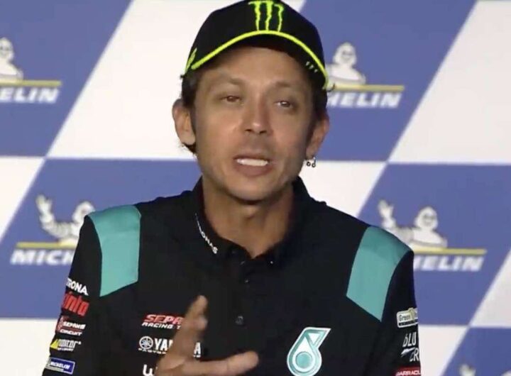Valentino Rossi in conferenza