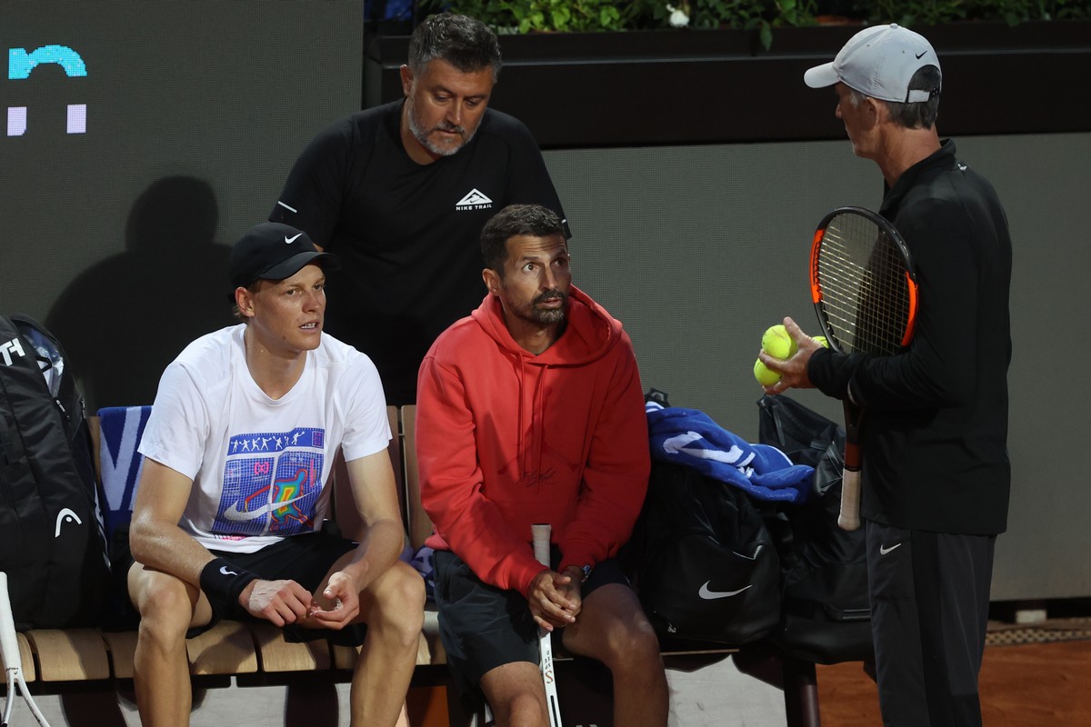Tennis Internazionali d'Italia 2025 Allenamento Jannik Sinner