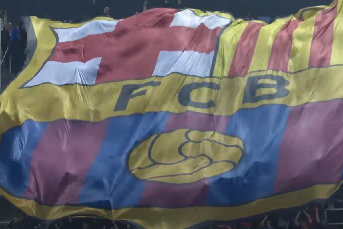 Striscione Barcellona