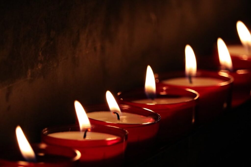 Candele lutto