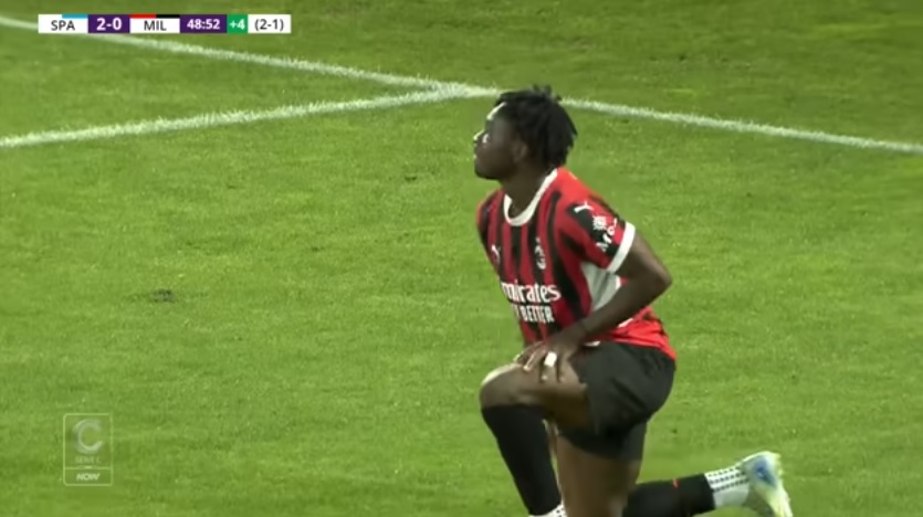 Milan Futuro sconfitto dalla Spal e retrocesso in Serie D - Sportface.it (screen Youtube)