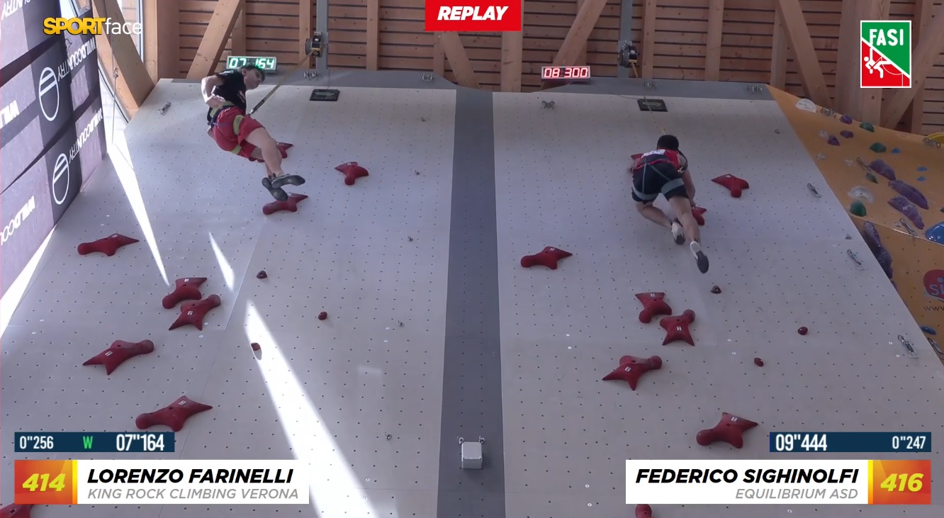 Arrampicata Coppa Italia Speed quarta tappa Belluno