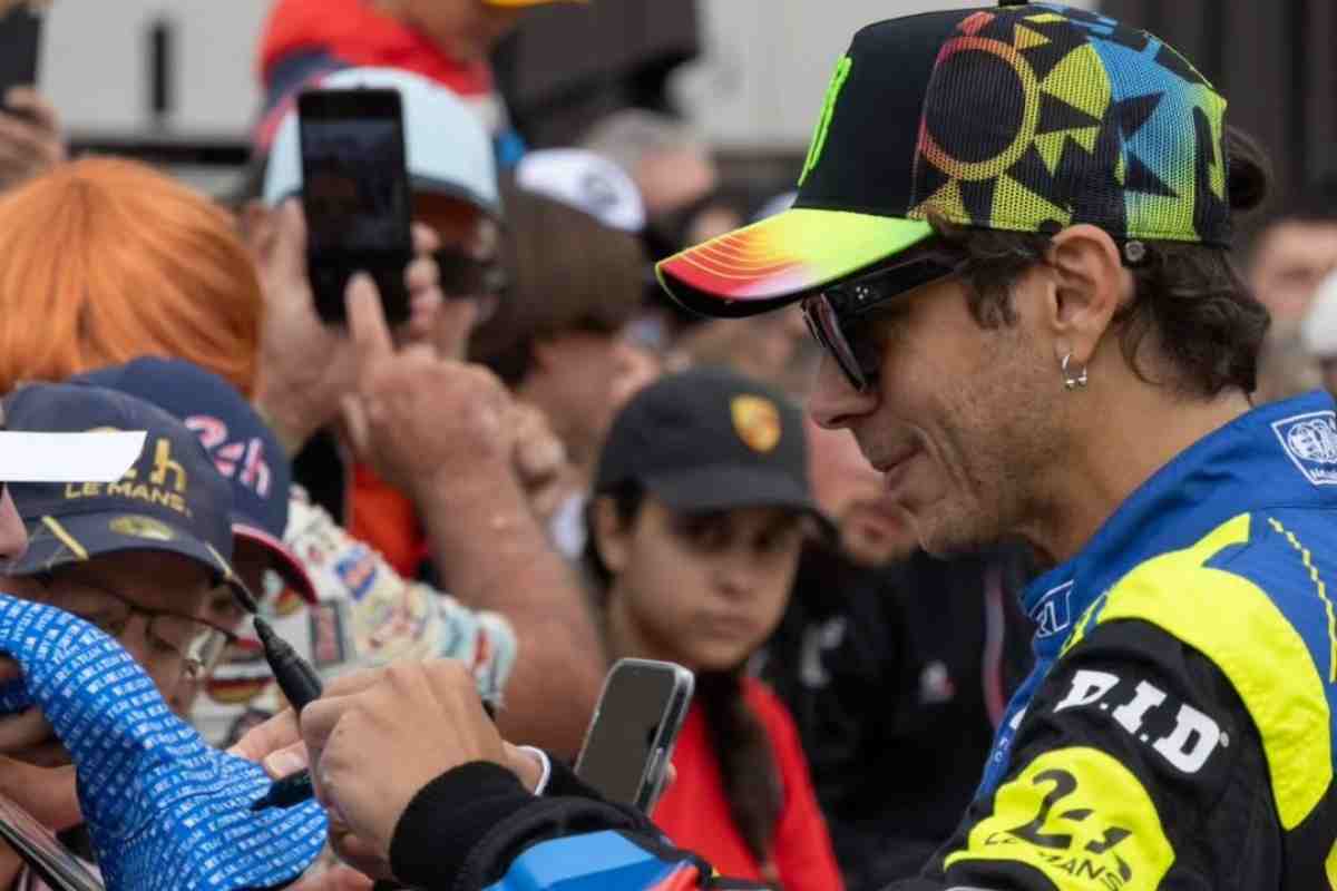 Valentino Rossi Roger Federer Le Mans