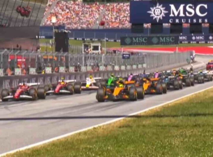 Partenza di un GP di Formula 1