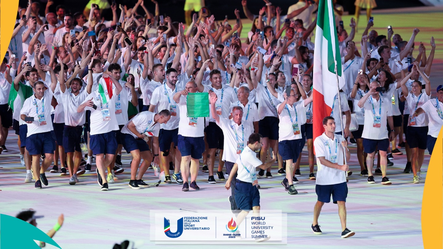 Italia Universitaria alle Universiadi Rhine Ruhr