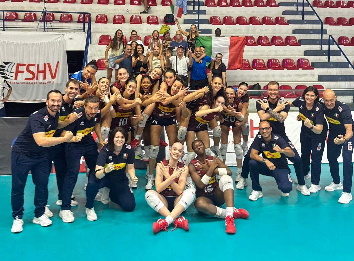 Volley Europei Under 16 femminili Italia Bulgaria 3