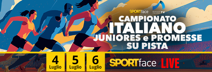 Venerdì 4 luglio si presenta ricco di eventi di sport in tv, a partire dall'atletica su Sportface tv, da non perdere per tutto il weekend il Campionato Italiano Juniores e Promesse su Pista