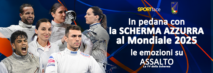 Il Mondiale di Scherma di Tbilisi si guarda su Sportface: il racconto completo su Assalto TV