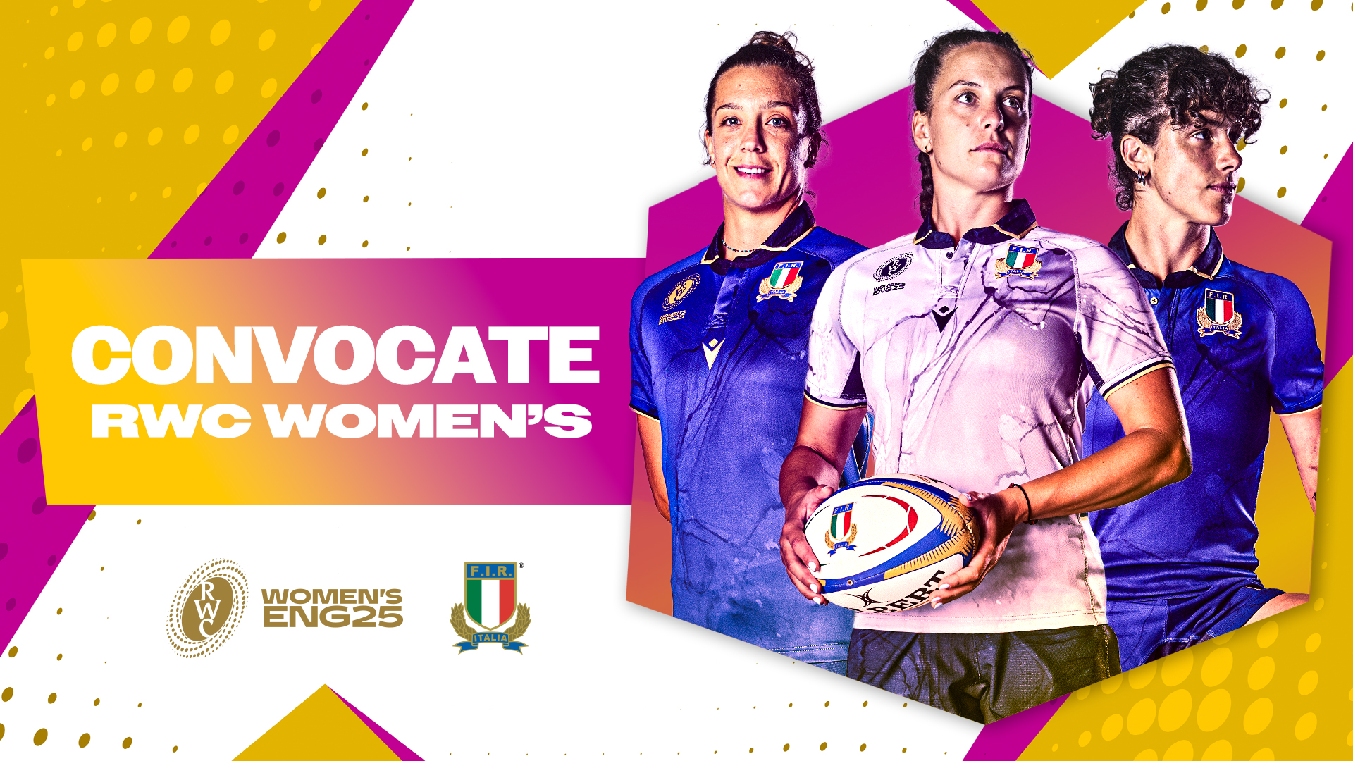 Convocate rugby femminile italia
