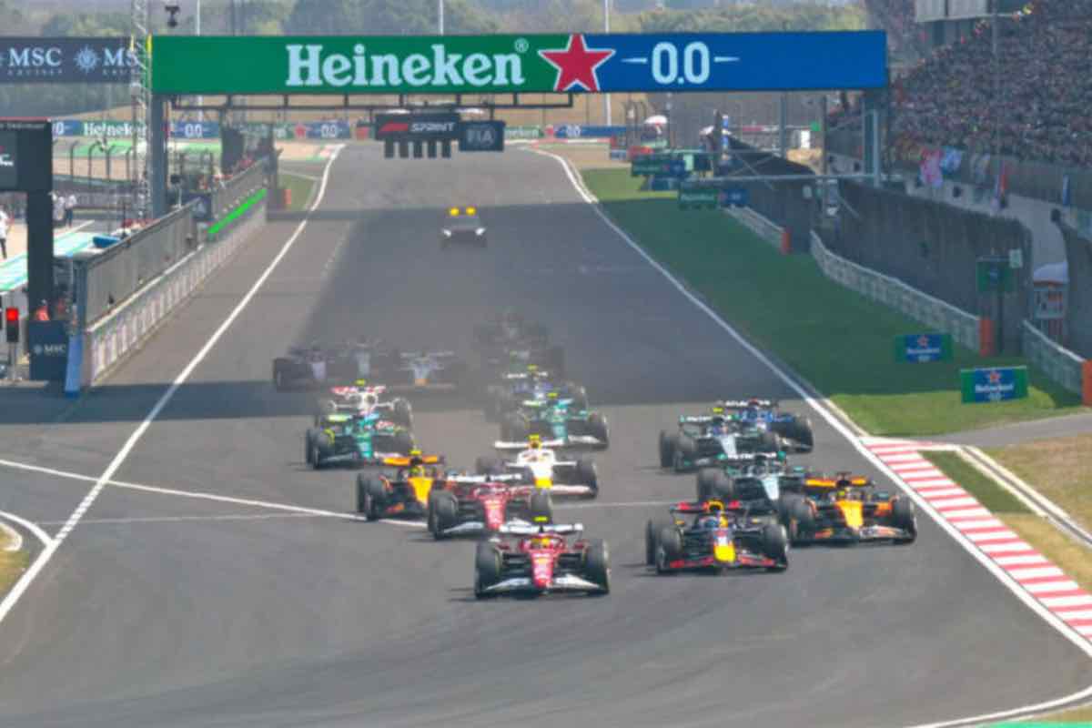F1 griglia partenza