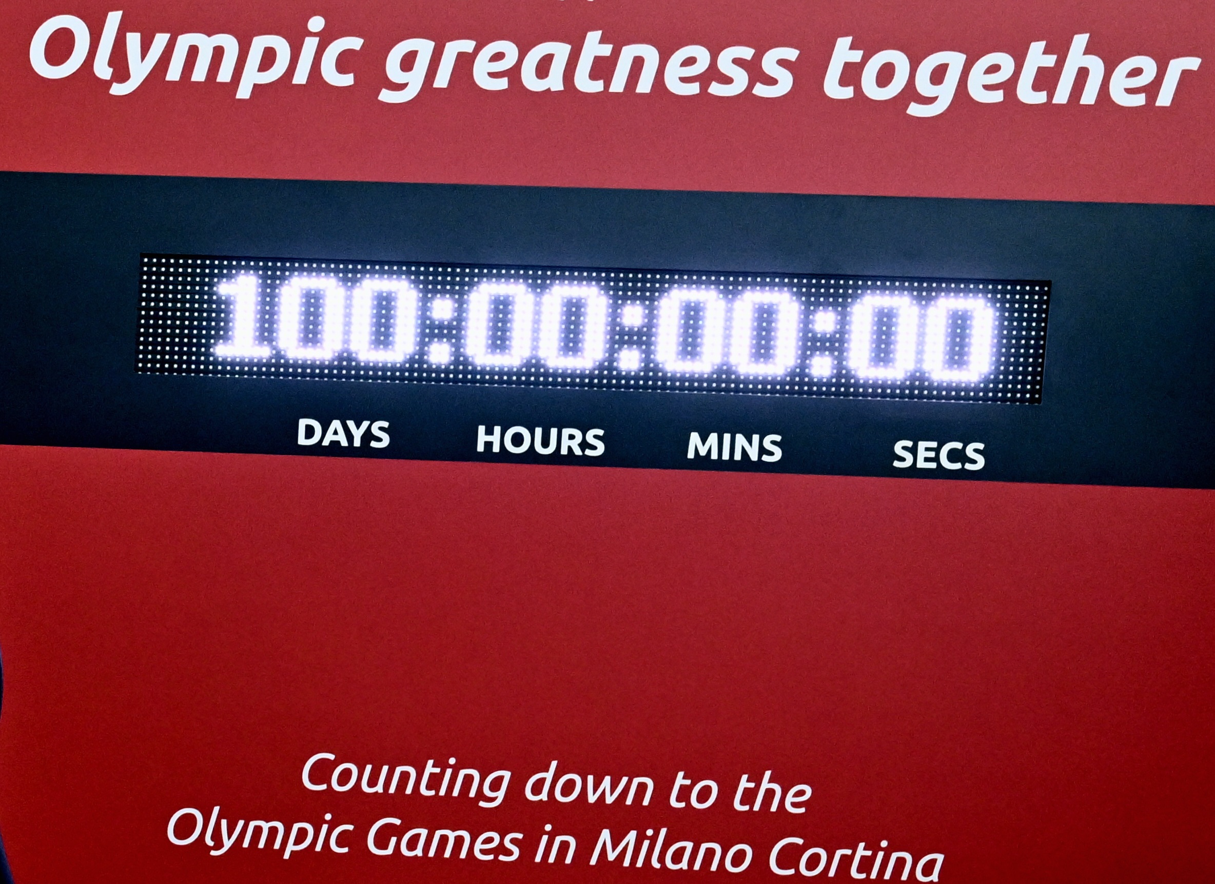 Belgium: OLYMPICS WINTER GAMES 100 DAYS EVENT
