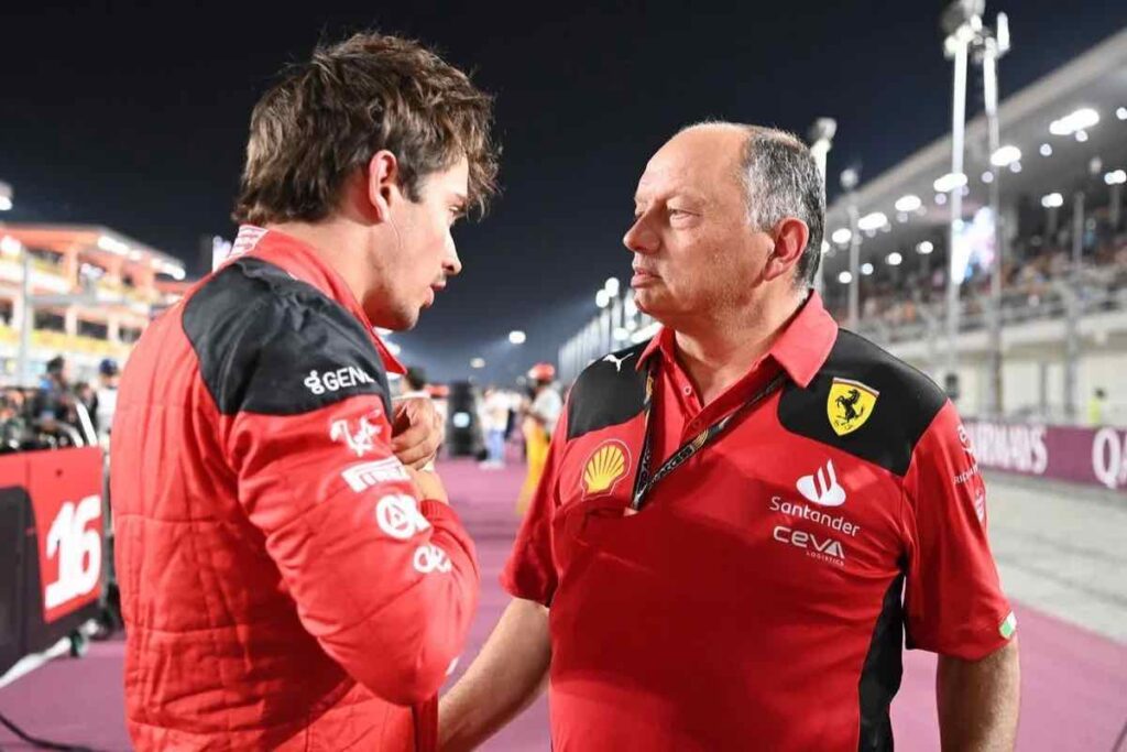 Vasseur Leclerc rottura