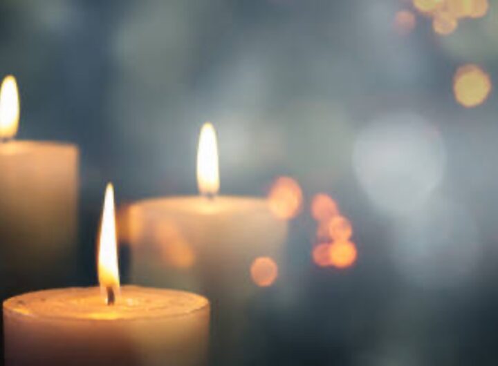 Candele lutto incidente