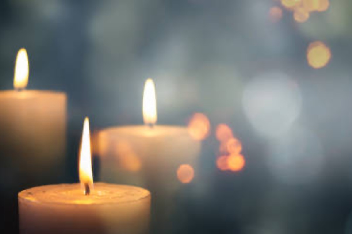 Candele lutto incidente