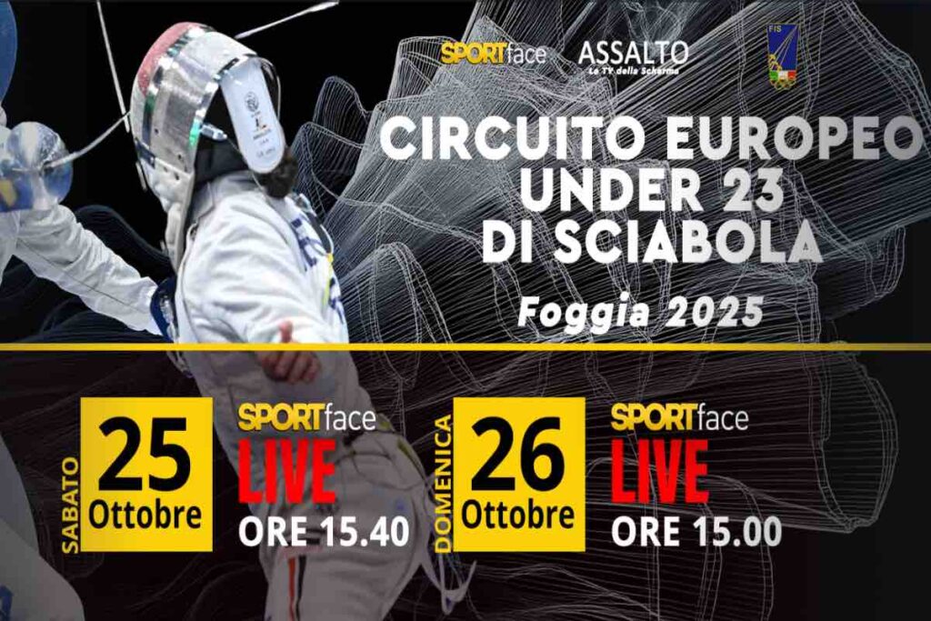 Scherma, weekend europeo a Foggia