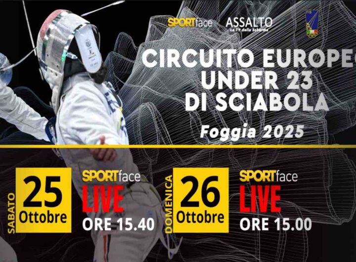 Scherma, weekend europeo a Foggia