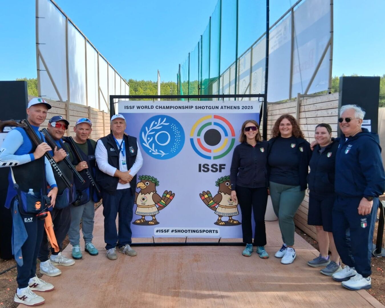 Mondiale issf atene la squadra di trap