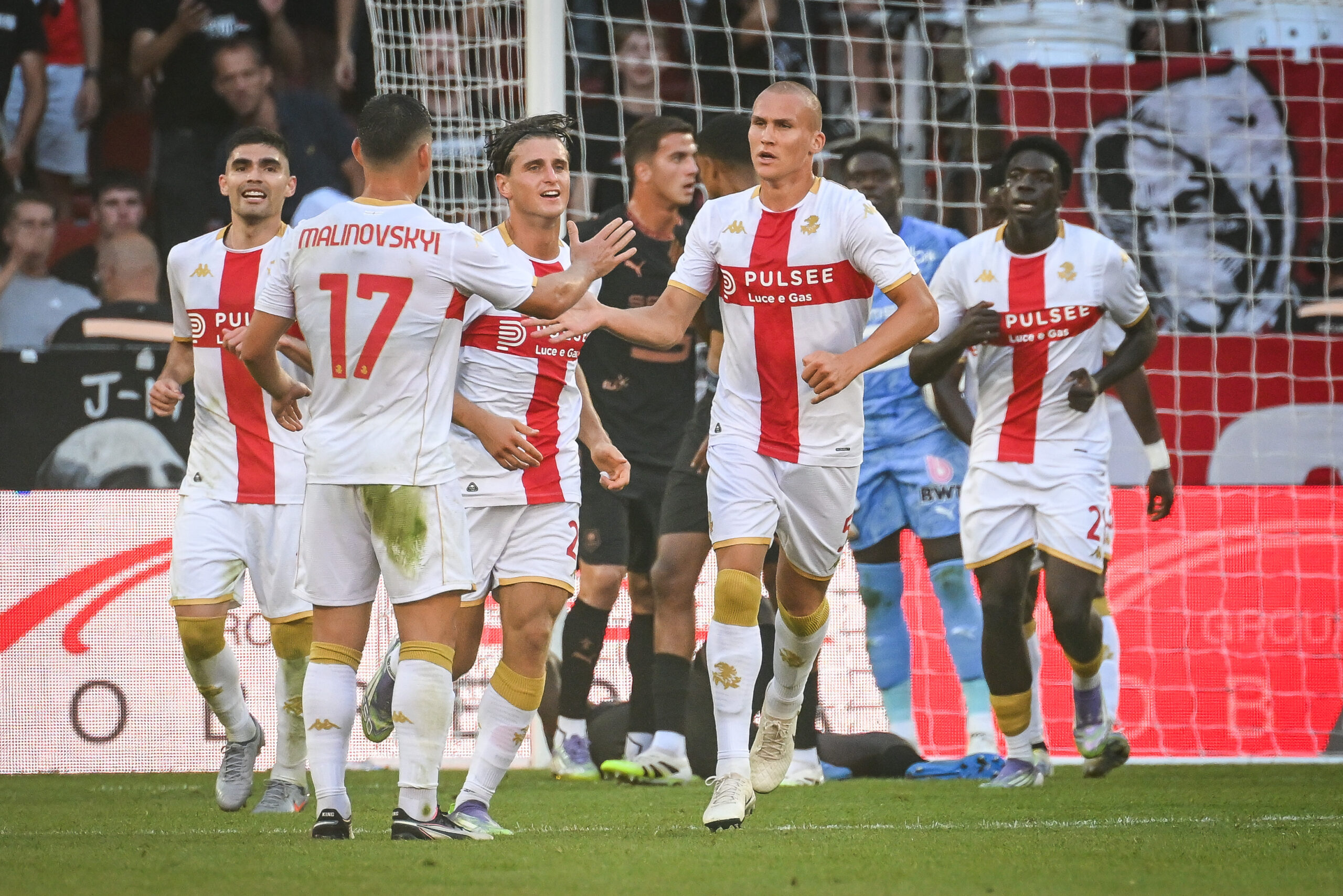 Calcio Friendly Match Rennes vs Genoa