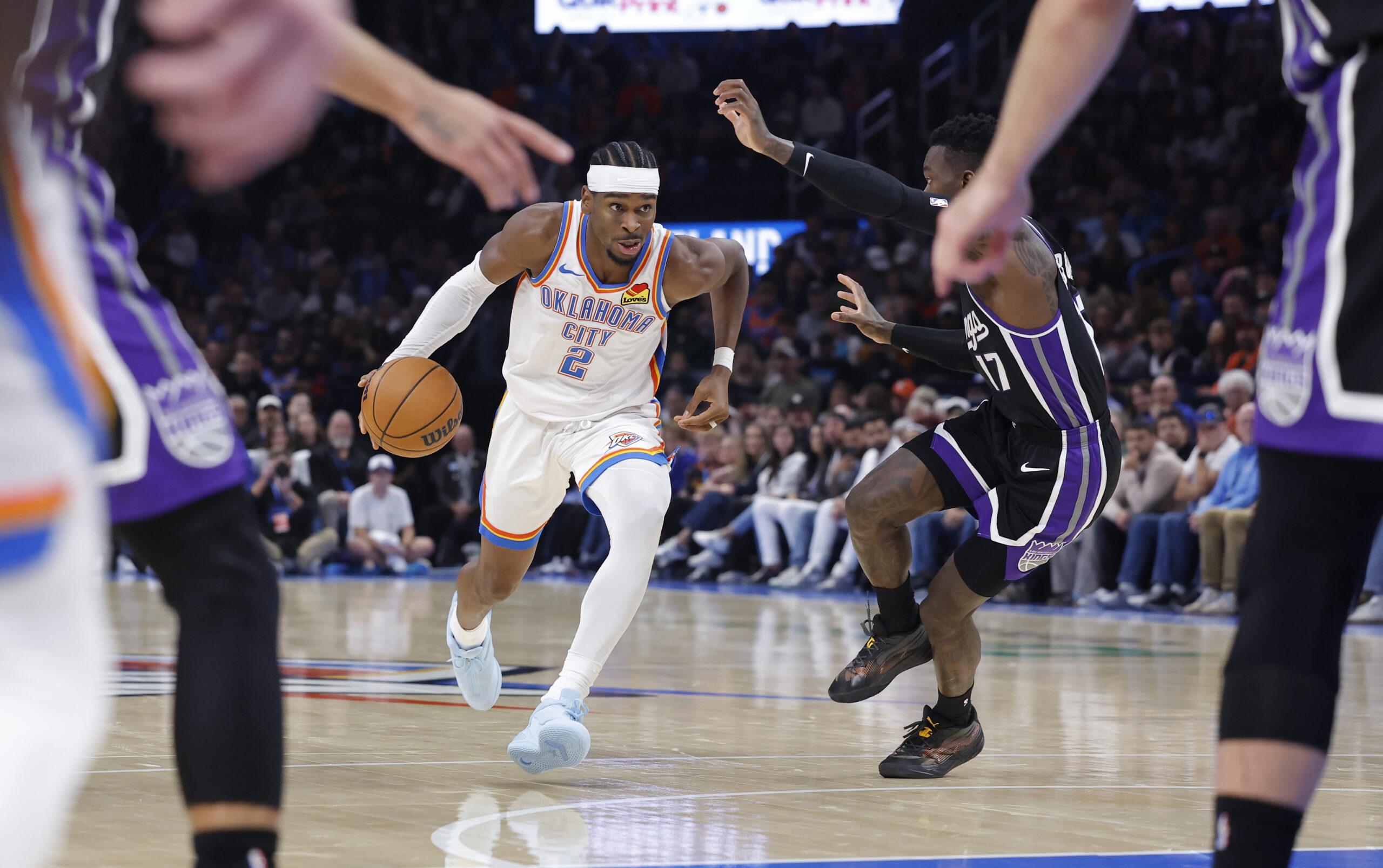 Basket NBA Sacramento Kings vs Oklahoma City Thunder