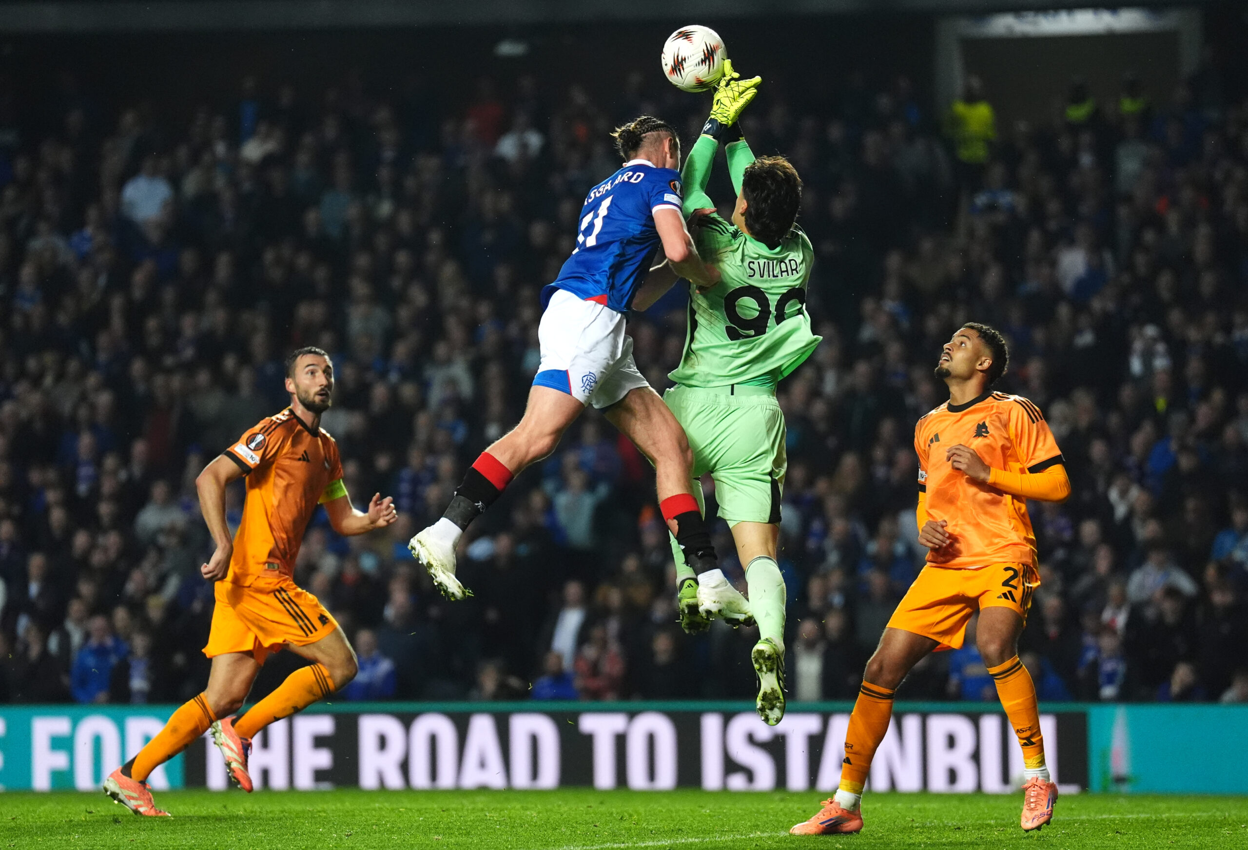 Rangers v Roma UEFA Europa League League Stage Ibrox Stadium