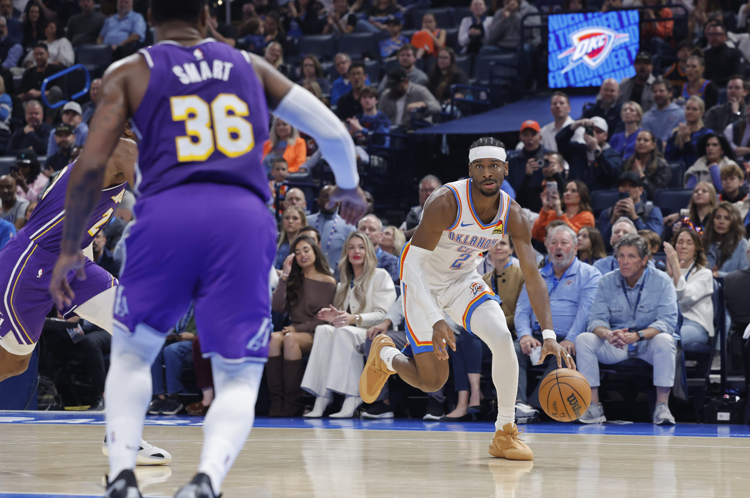 NBA: Los Angeles Lakers at Oklahoma City Thunder