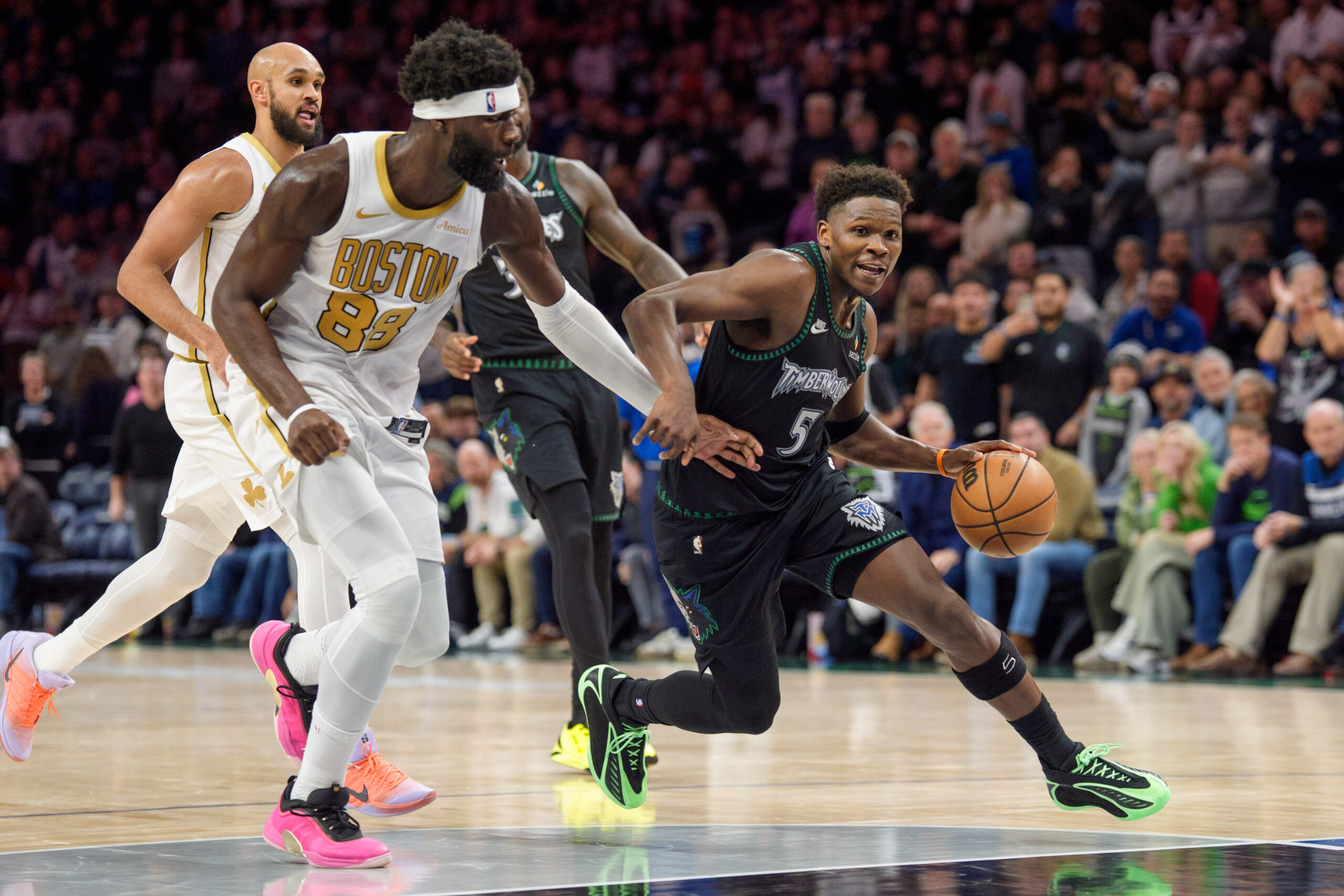 NBA: Boston Celtics at Minnesota Timberwolves