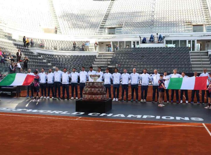 Italia in campo per la Coppa Davis