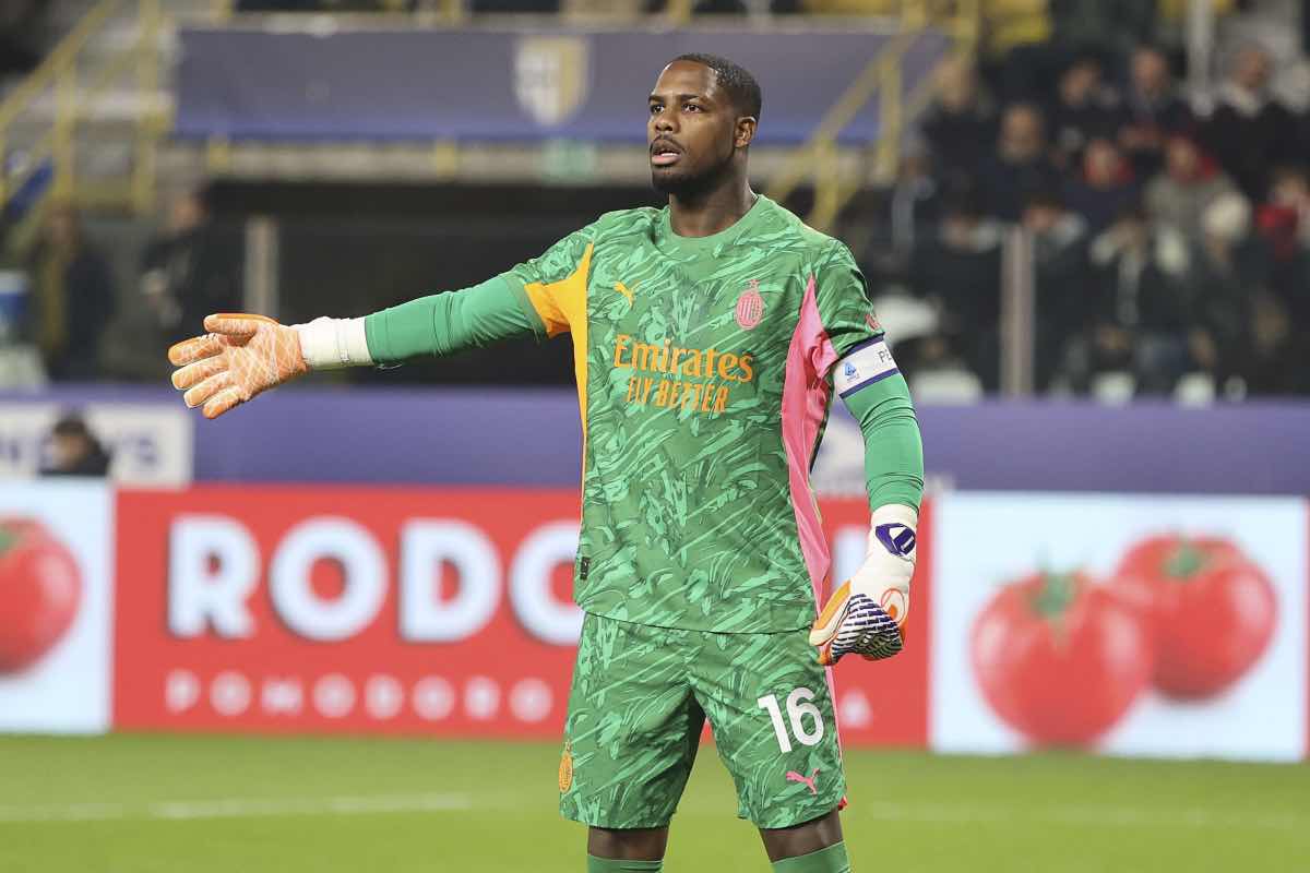 Milan, Maignan ai saluti