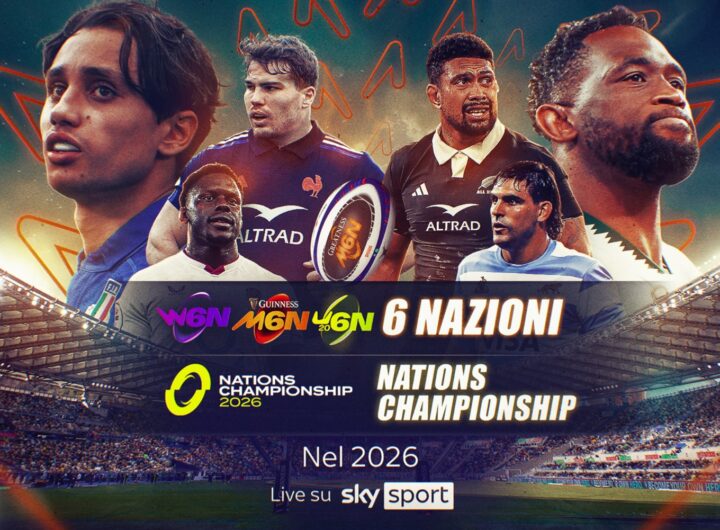 Sky si assicura i diritti del Guinness Men’s Six Nations e del Nations Championship 2026