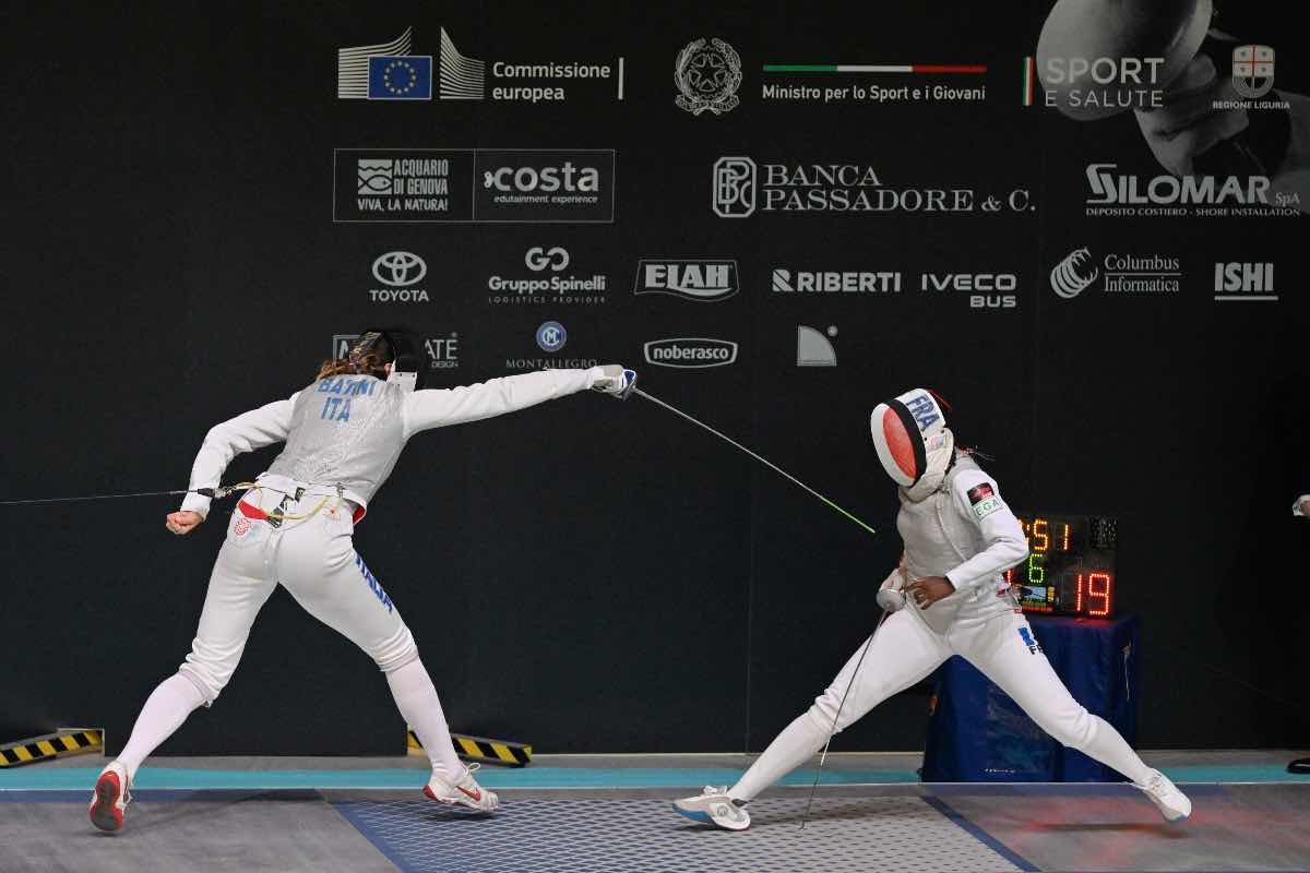 Scherma, Batini conquista l'oro