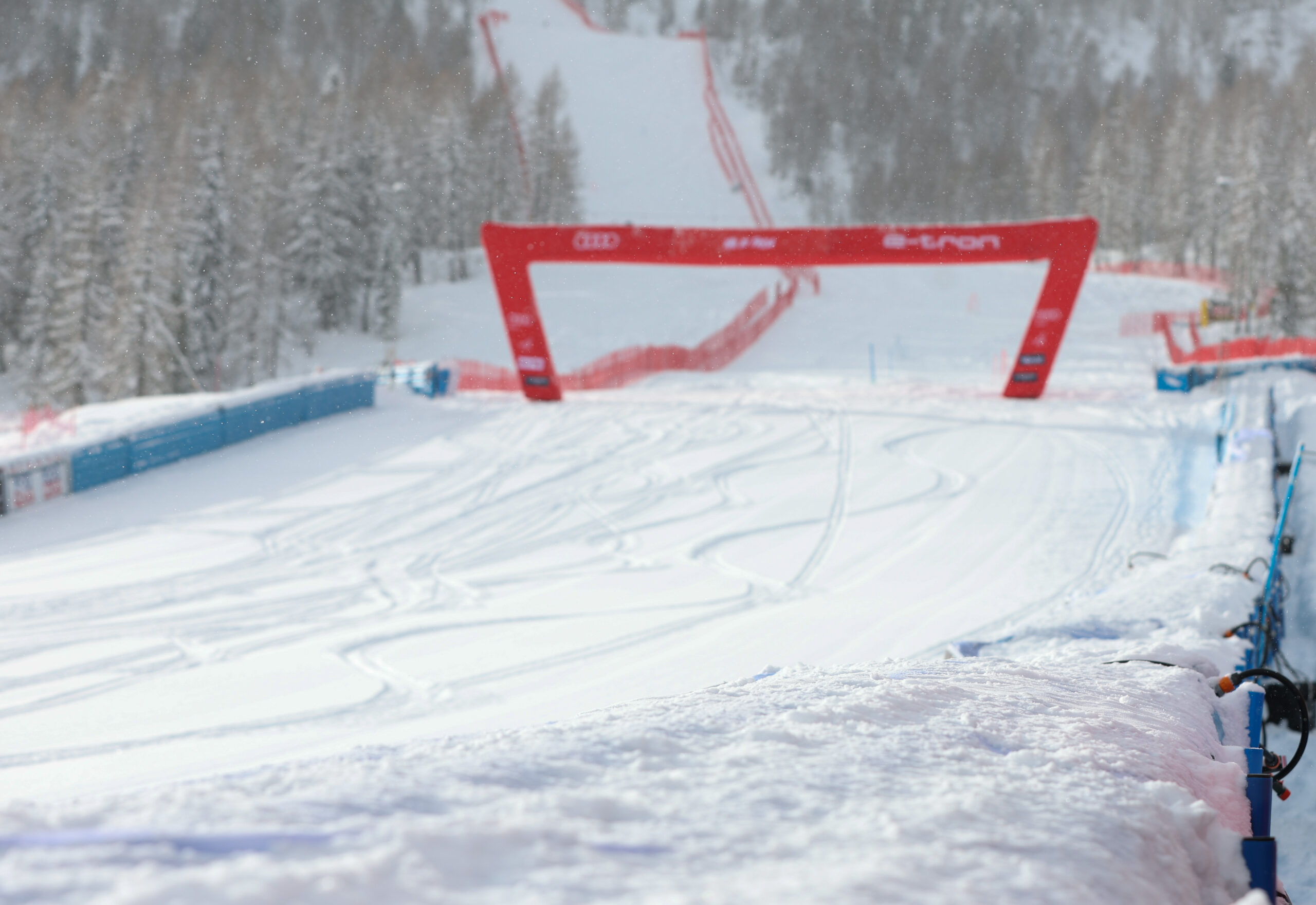 Alpine Ski race AUDI FIS Ski World Cup Super G Women