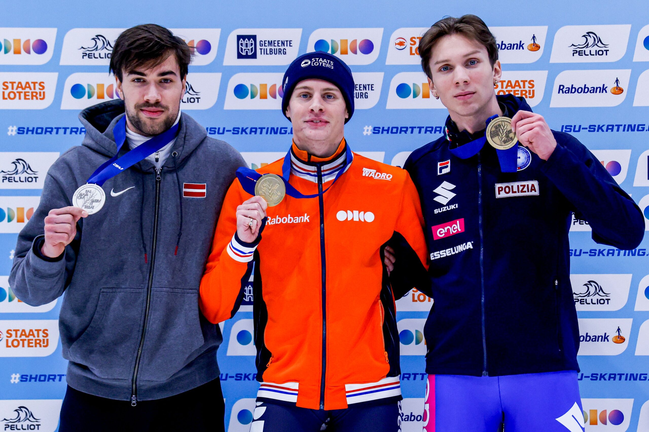 ISU European Short Track Speed Skating Championships 2026, Day 1, Speed Skating, IJssportcentrum, Tilburg, Netherlands 17 Jan
