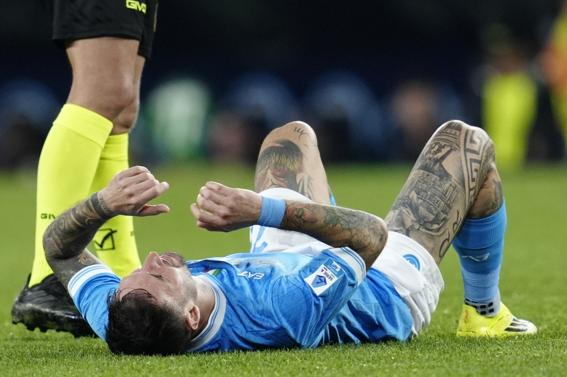 Calcio Italia Serie A Napoli vs Sassuolo