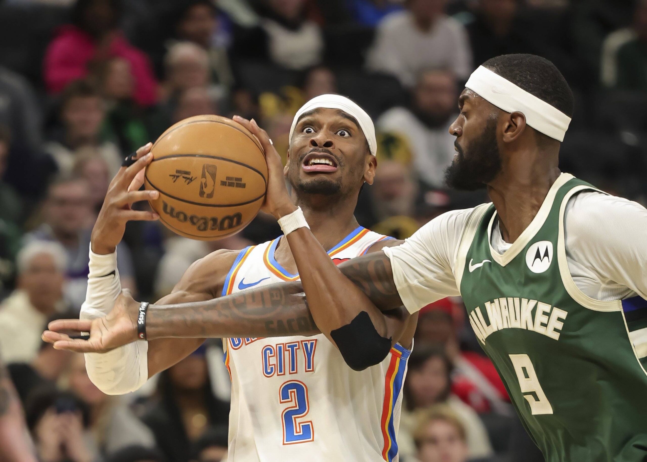 (SP)U.S. MILWAUKEE BASKETBALL NBA BUCKS VS THUNDER